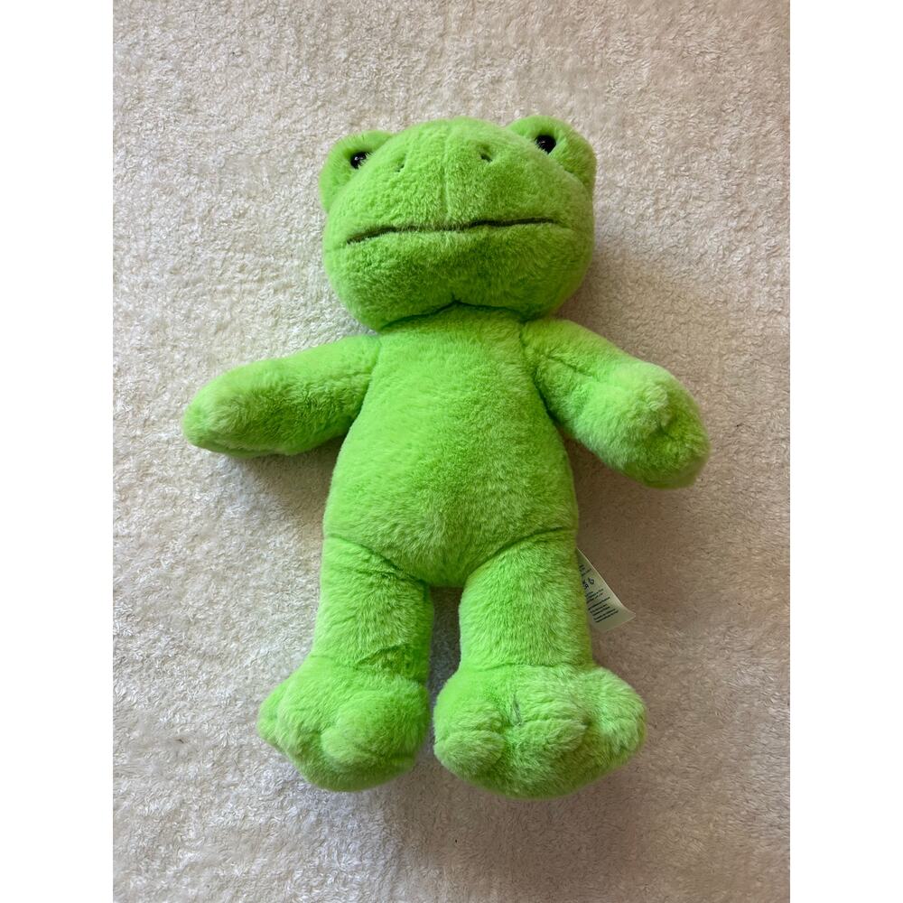 Build-A-Bear Spring Green Frog Soft Toy Plush With‎ Frog Noise